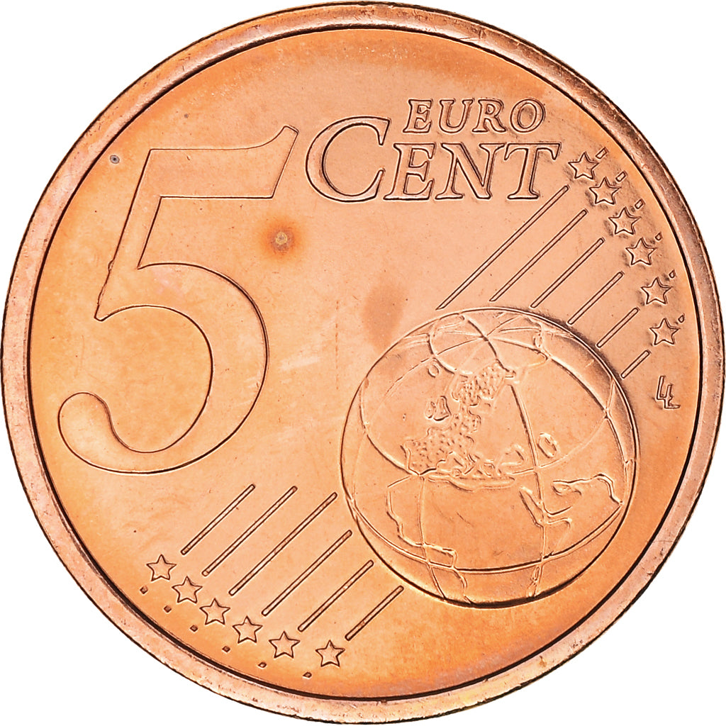 France, 5 Euro Cent, 2006, Paris, BU, MS(65-70), Copper Plated Steel, Gadoury:3