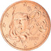 Frankrijk, 2 Euro Cent, 1999, Paris, BU, FDC, Copper Plated Steel, KM:1283