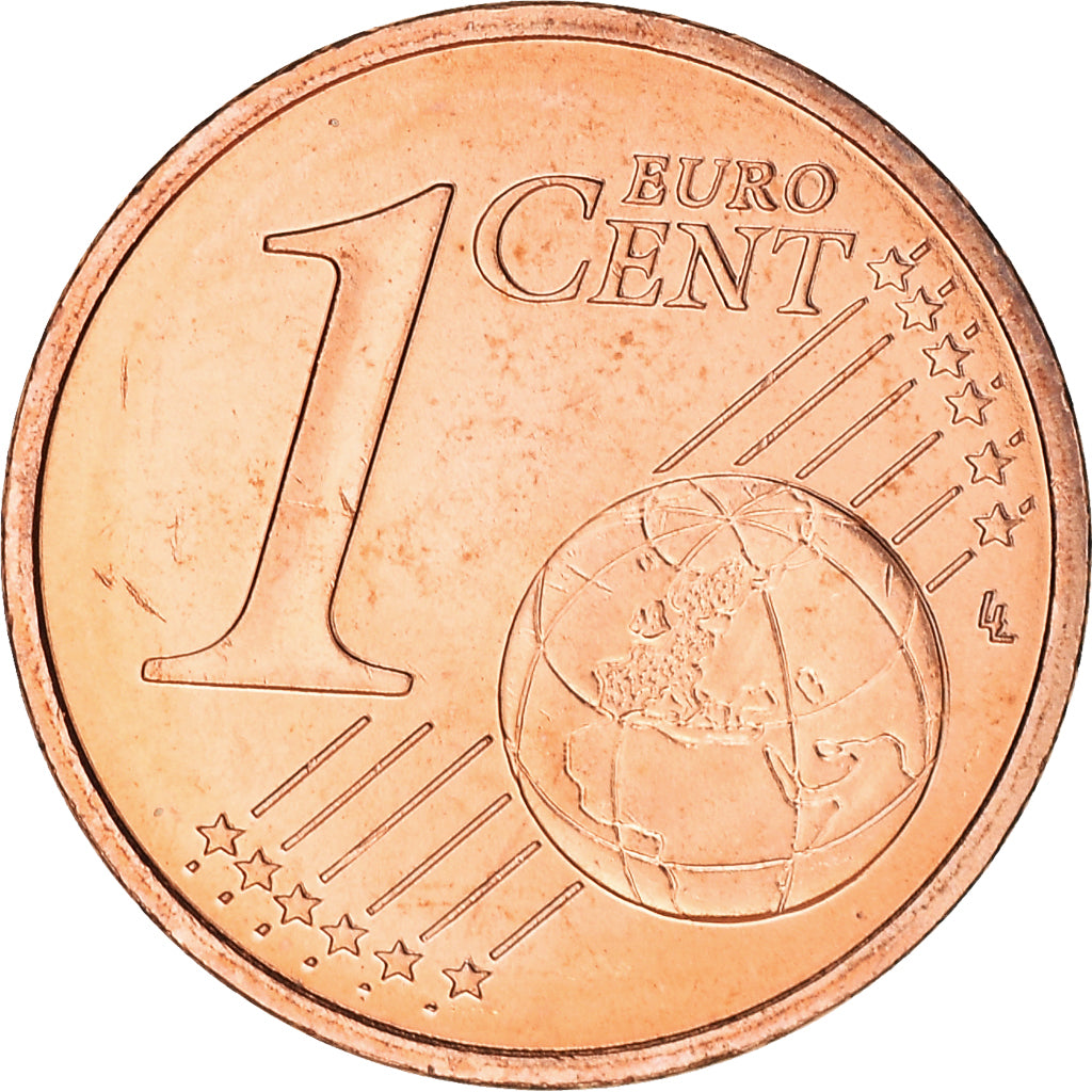 Frankrijk, Euro Cent, 1999, Paris, BU, FDC, Copper Plated Steel, KM:1282