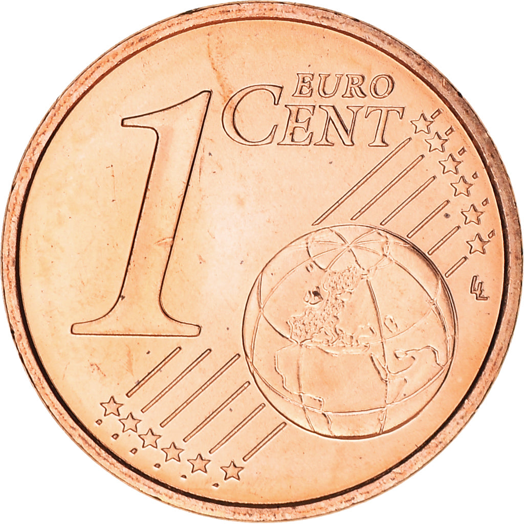 Frankreich, Euro Cent, 2001, Paris, BU, STGL, Copper Plated Steel, KM:1282