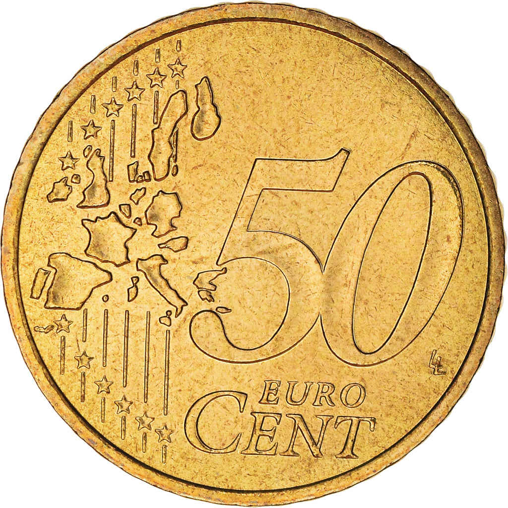 Frankrijk, 50 Euro Cent, 2000, Paris, BU, FDC, Tin, KM:1287
