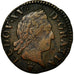Coin, France, Louis XV, Liard à la vieille tête, Liard, 1773, Reims