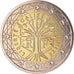 Francja, 2 Euro, 2002, Paris, BU, MS(65-70), Bimetaliczny, Gadoury:8., KM:1289