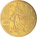 Frankrijk, 50 Euro Cent, 2001, Paris, BU, FDC, Tin, KM:1287