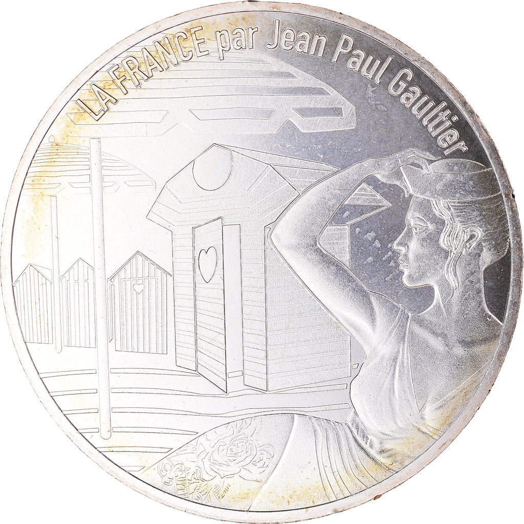 France, 10 Euro, Jean Paul Gaultier, 2017, 8/24, MS(65-70), Silver