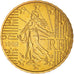 France, 10 Euro Cent, 1999, Paris, BU, MS(65-70), Brass, KM:1285