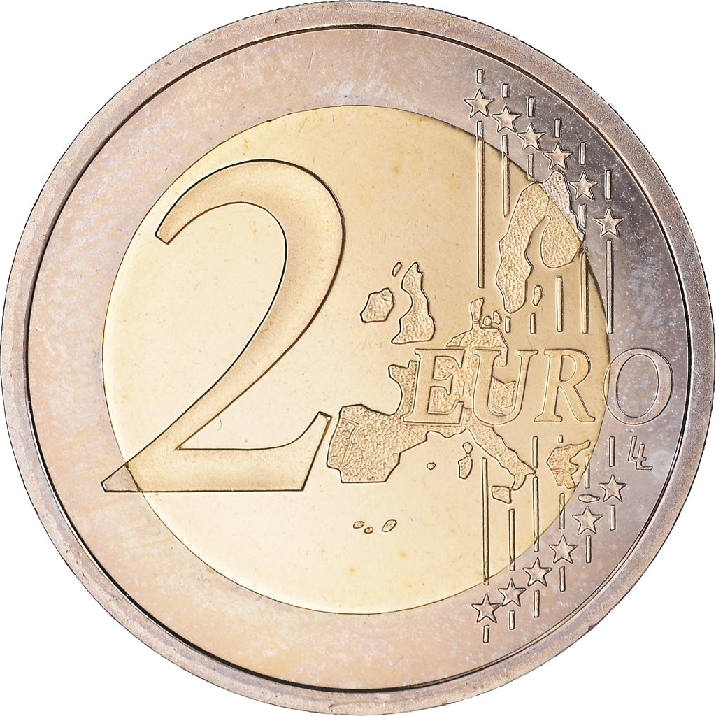 France, 2 Euro, 2000, Paris, BE, MS(65-70), Bi-Metallic, KM:1289