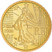 Frankrijk, 50 Euro Cent, 2000, Paris, Proof / BE, FDC, Tin, Gadoury:6., KM:1287