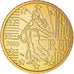 France, 50 Euro Cent, 2000, Paris, Proof / BE, MS(65-70), Brass, Gadoury:6.
