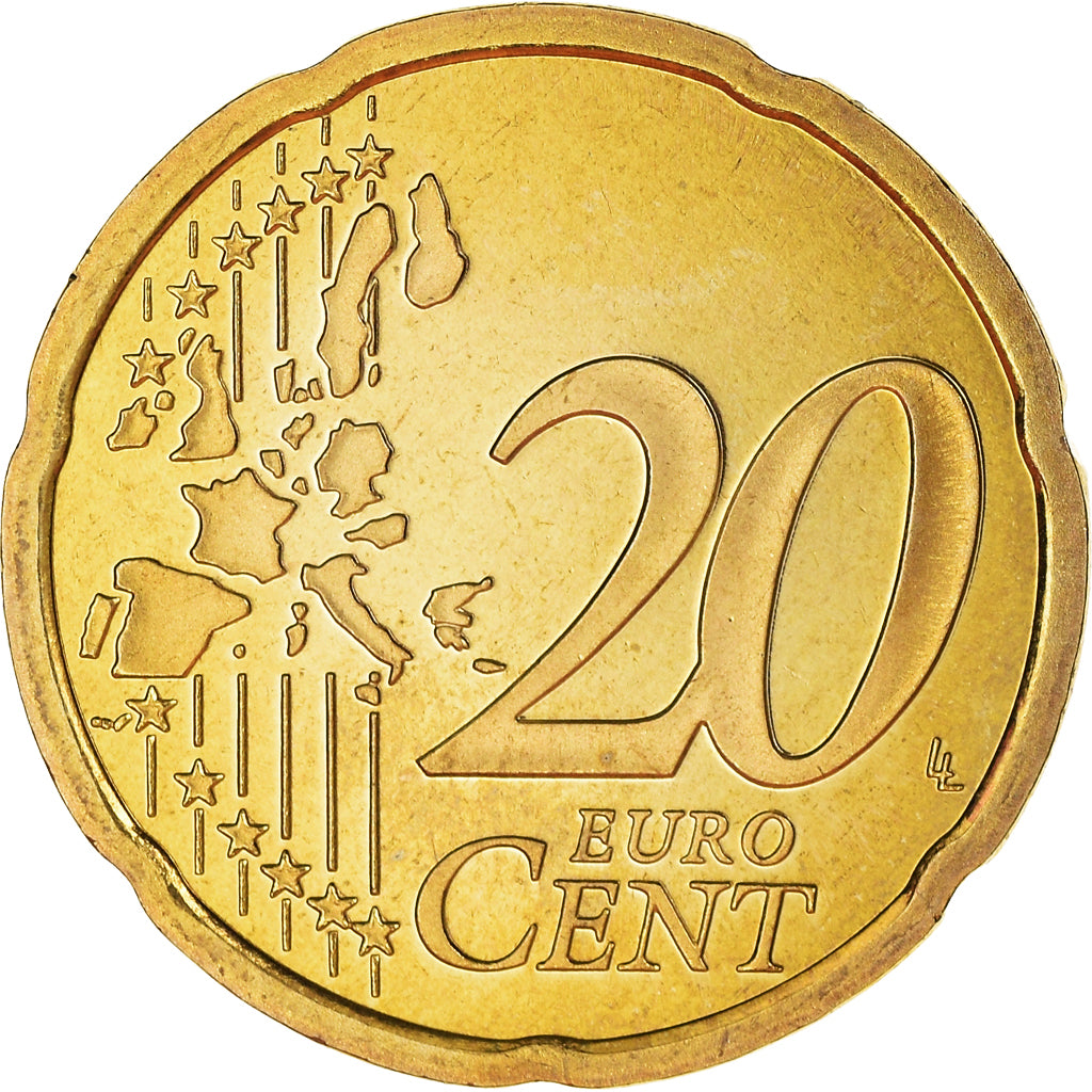 France, 20 Euro Cent, 2000, Paris, Proof / BE, FDC, Laiton, Gadoury:5., KM:1286