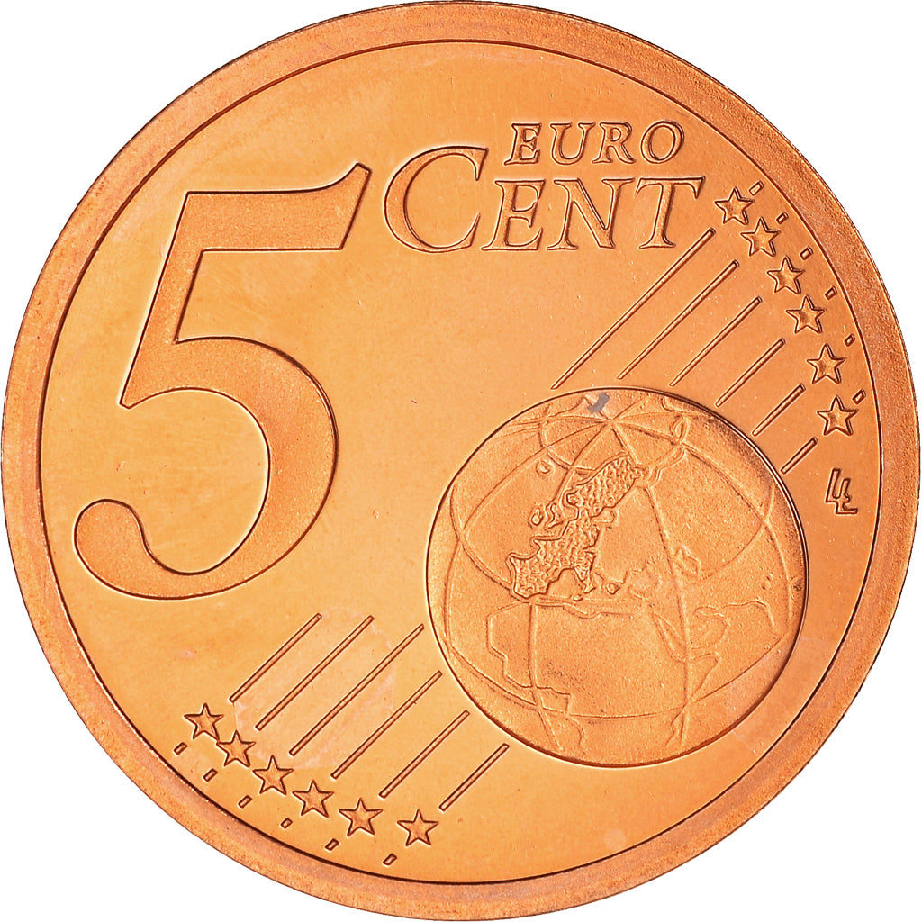 Frankrijk, 5 Euro Cent, 2000, Paris, Proof / BE, FDC, Copper Plated Steel