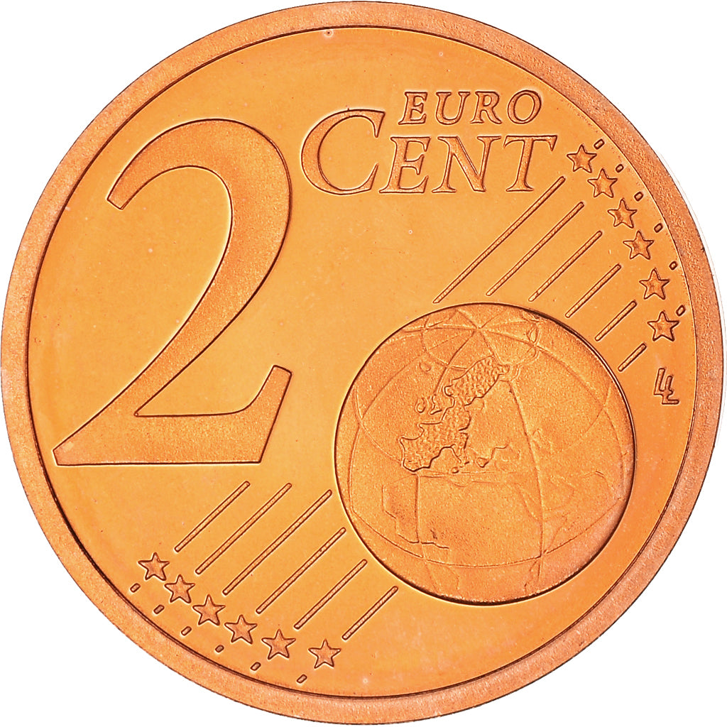 France, 2 Euro Cent, 2000, Paris, Proof / BE, FDC, Cuivre plaqué acier