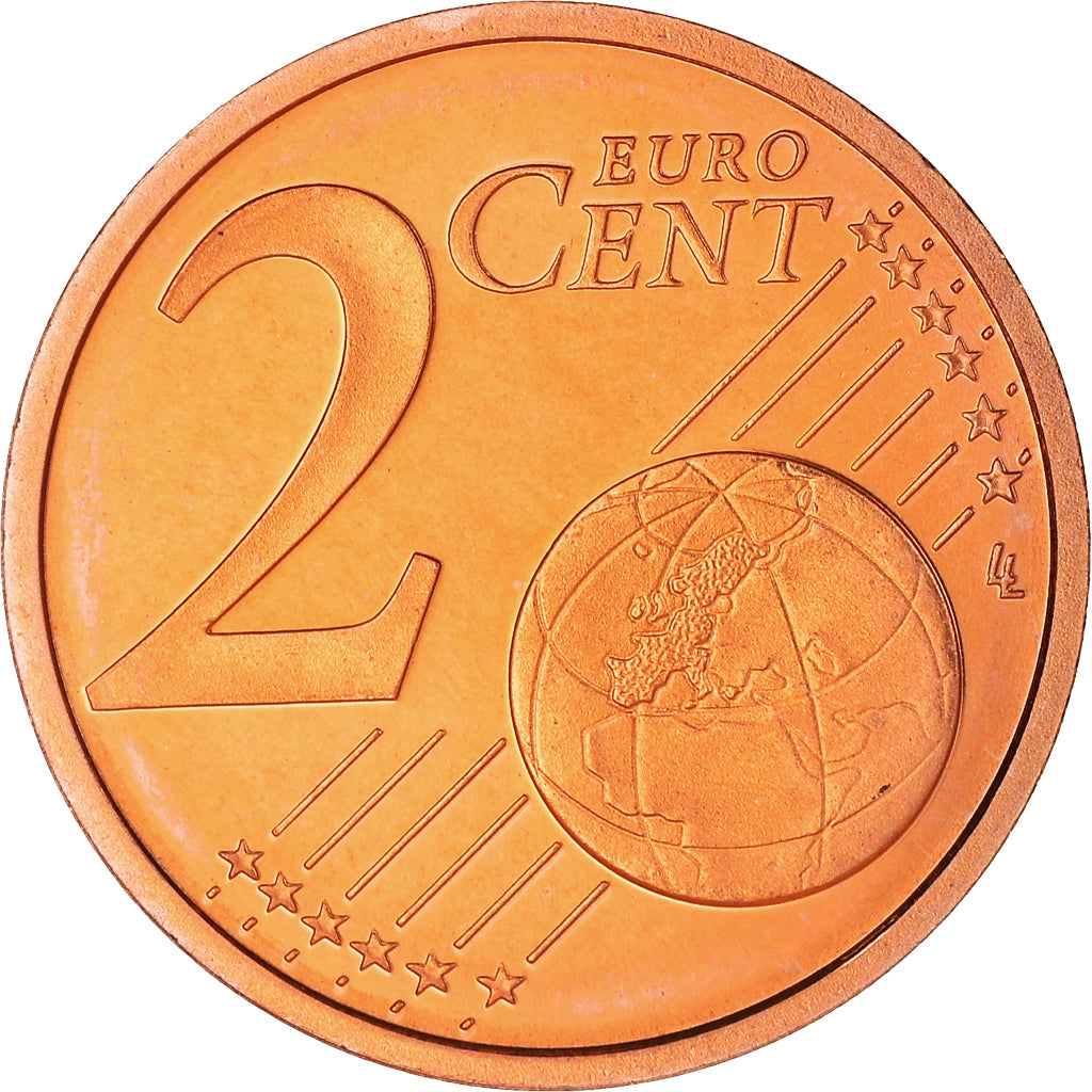 France, 2 Euro Cent, 2001, Paris, Proof / BE, FDC, Cuivre plaqué acier