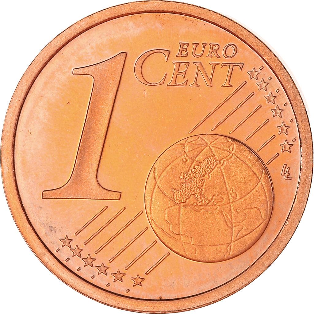 Frankrijk, Euro Cent, 2001, Paris, Proof / BE, FDC, Copper Plated Steel