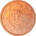 France, Euro Cent, 2001, Paris, Proof / BE, MS(65-70), Copper Plated Steel