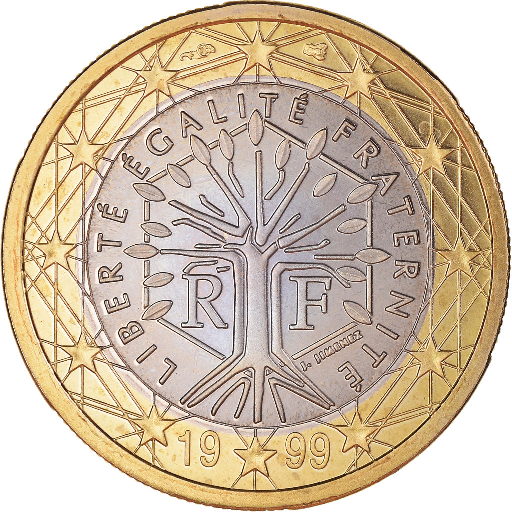 Frankrijk, Euro, 1999, Paris, Proof / BE, FDC, Bi-Metallic, KM:1288