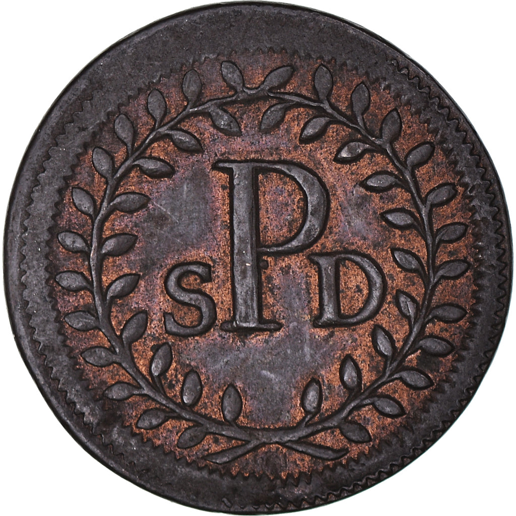 Netherlands, Token, Luik, Kapittel van St. Denis, Armenpenning, 1700, AU(55-58)