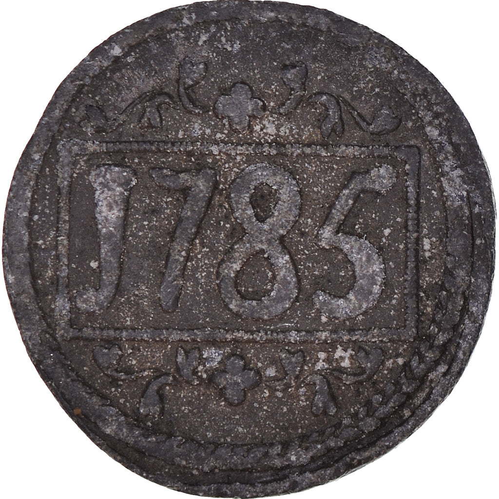 Netherlands, Token, Liège, Chapitre de Saint-Jacques, 1785, VF(30-35), Lead