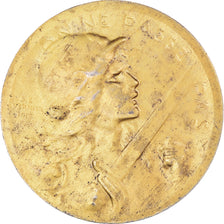 France, Medal, Verdun , On ne passe pas, WAR, 1916, Vernier, AU(50-53), Vermeil