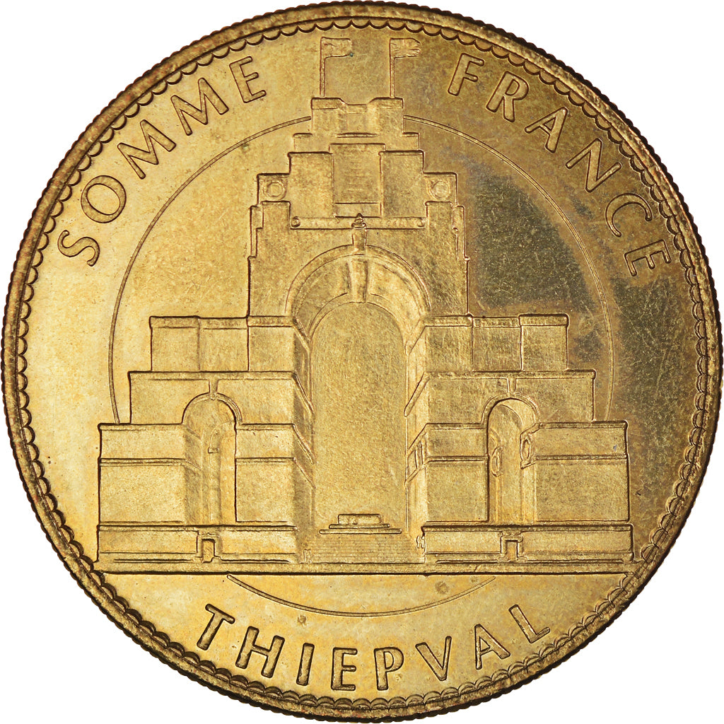 Francja, Token, Żeton turystyczny, Trésor de France, Thiepval, AU(55-58)
