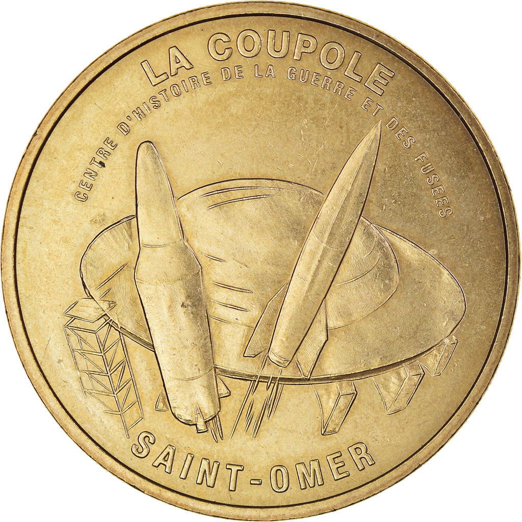Francia, ficha, Touristic token, Helfaut - La Coupole n°1, 1998, MDP, BB+