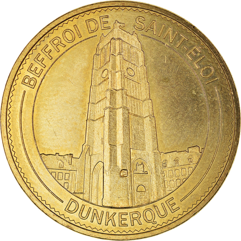 France, Token, Touristic token, Beffroi de Saint-Eloi, Dunkerque, 2015, MDP