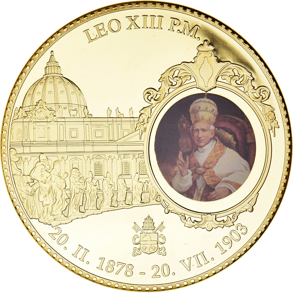 Vatican, Medal, Le Pape Léon XIII, Religions & beliefs, 2005, MS(65-70), Copper