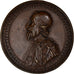 France, Médaille, Charles de L'Aubespine, 1653, Bronze, TTB+, Belle
