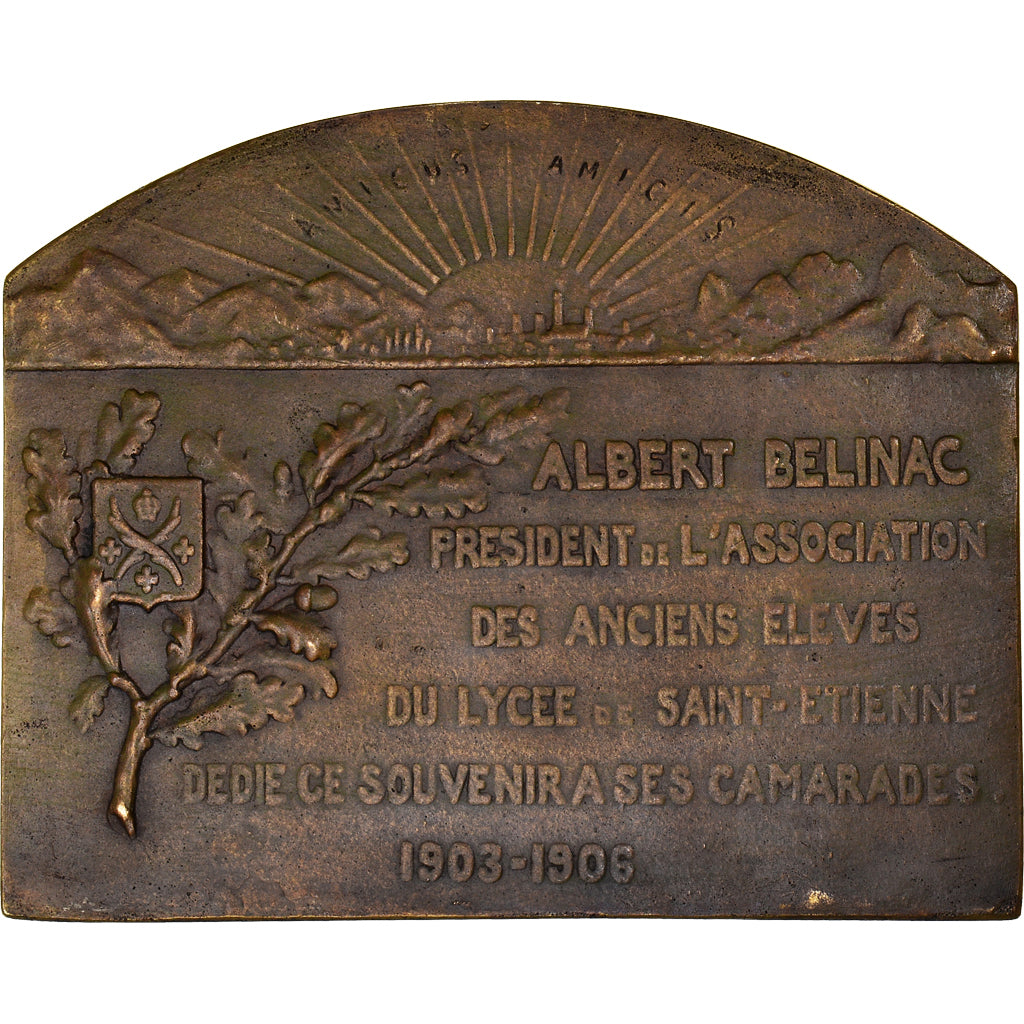 France, Médaille, Albert Bélinac, Anciens Elèves du Lycée de Saint-Etienne