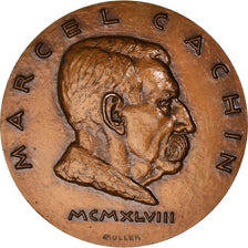 France, Medal, Marcel Cachin, Politics, 1948, Muller, MS(64), Bronze
