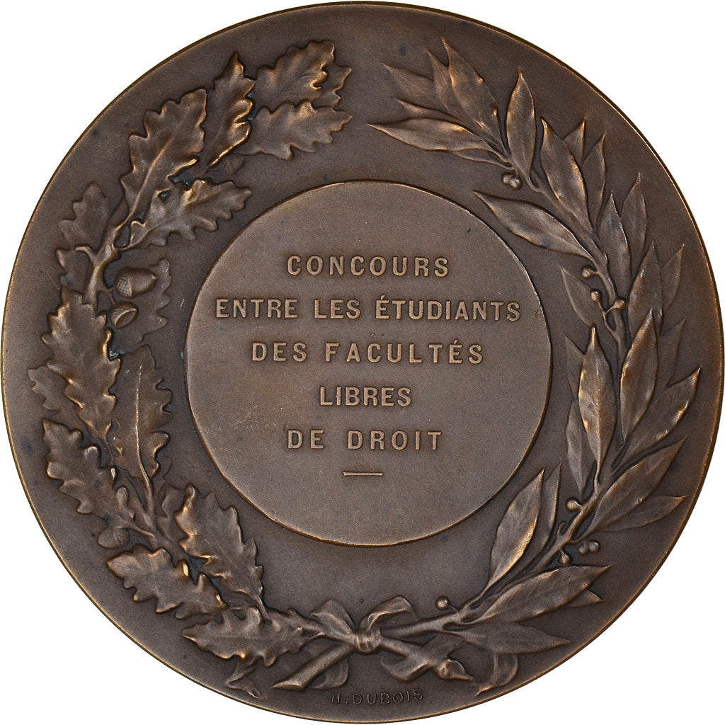 França, medalha, Concours des Etudiants des Facultés Libres de Droit