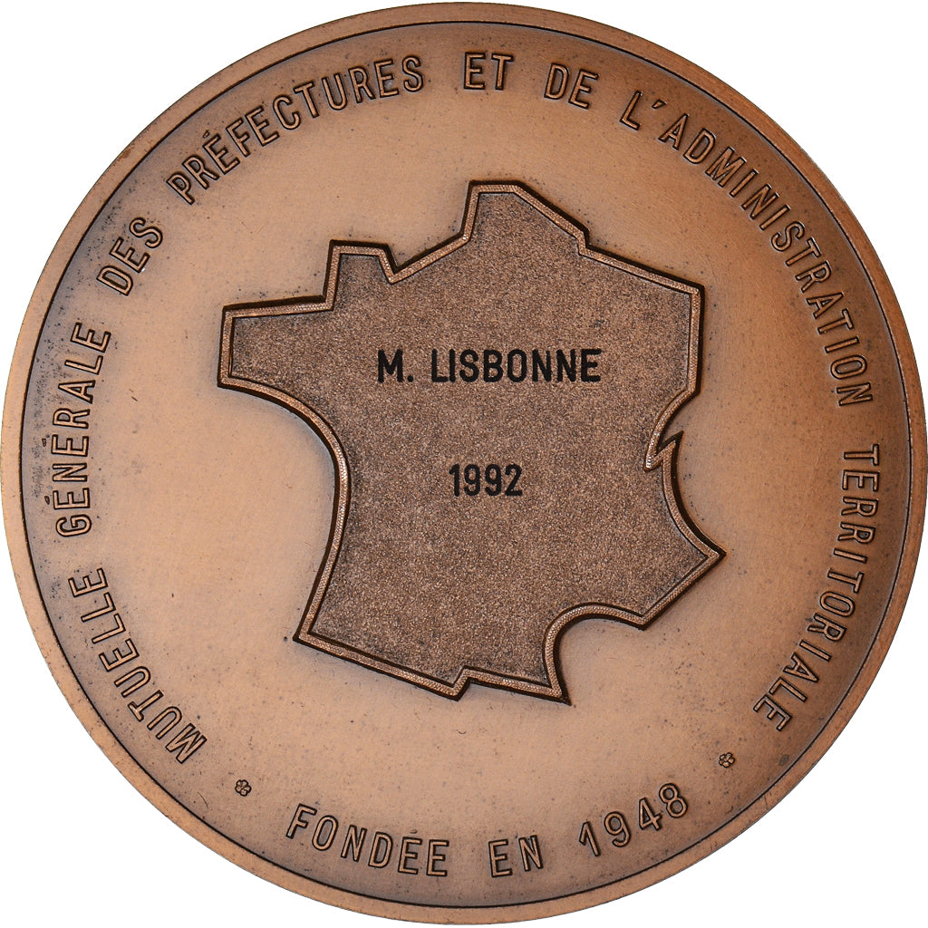 Frankreich, Medaille, Mutuelle Générale des Préfectures et de