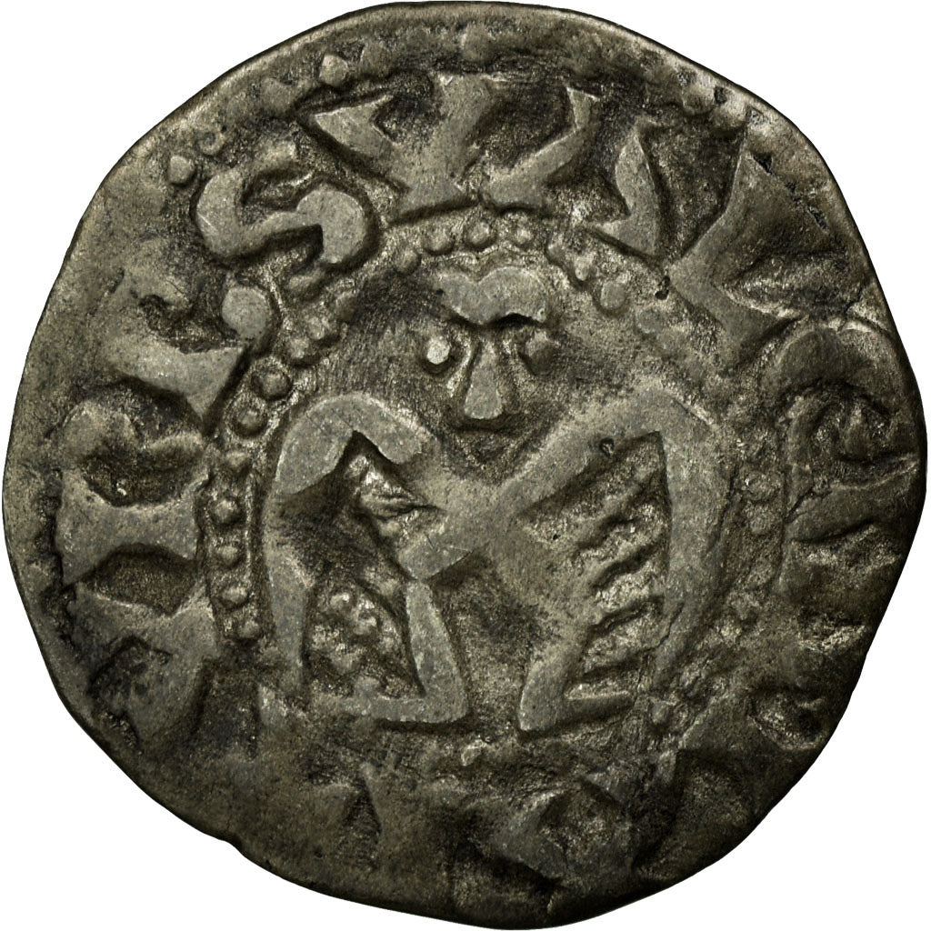 Coin, FRENCH STATES, Dauphiné, Denarius, Valence, EF(40-45), Silver