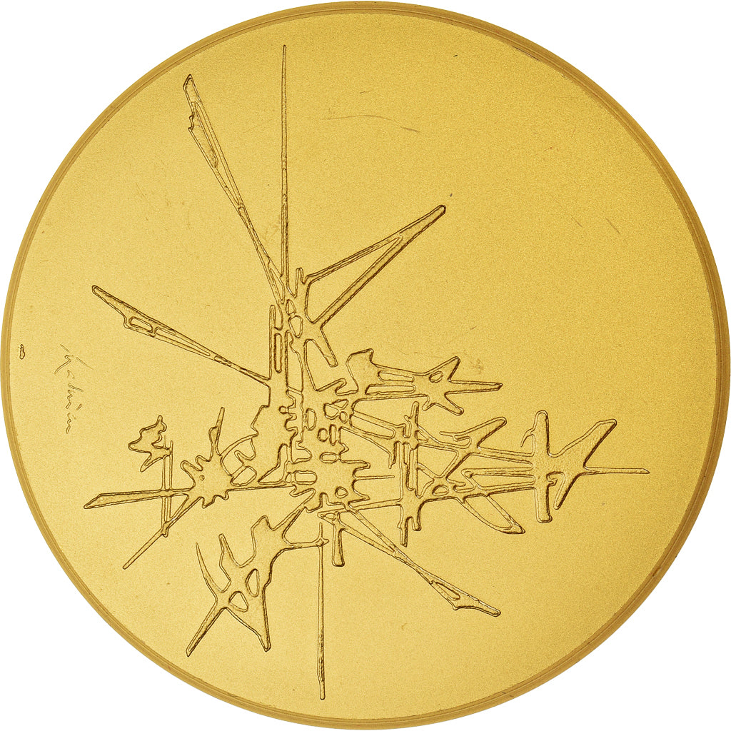 France, Médaille, Elf Aquitaine, Arts & Culture, Mathieu, SPL+, Gilt Bronze