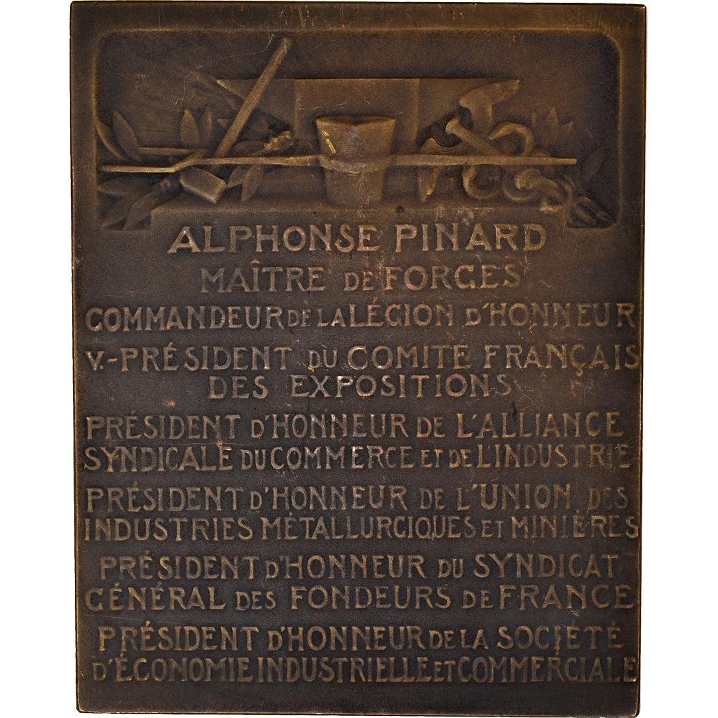 Frankreich, Medaille, Alphonse Pinard, Business & industry, Blin, VZ+, Bronze