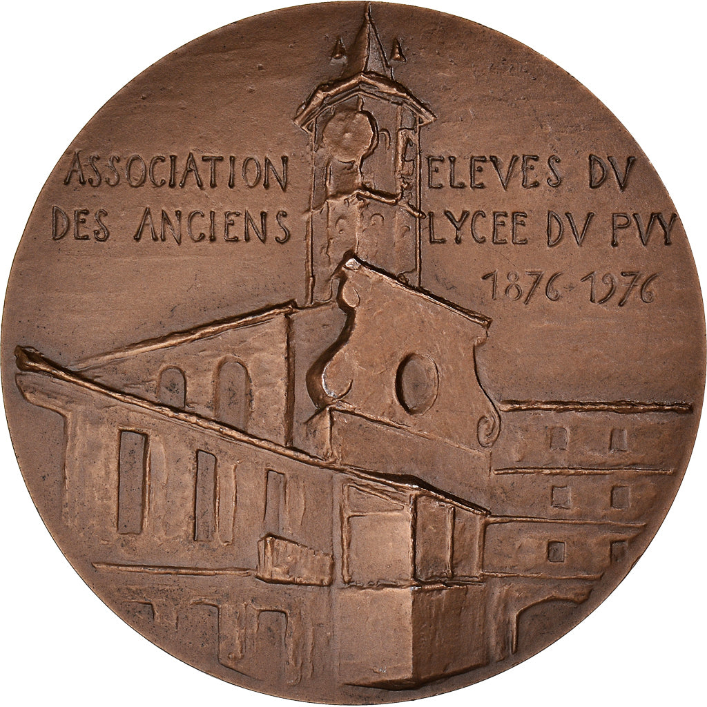 Frankreich, Medaille, Charles et Adrien Dupuy, Lycée du Puy, 1975, Kaeppelin