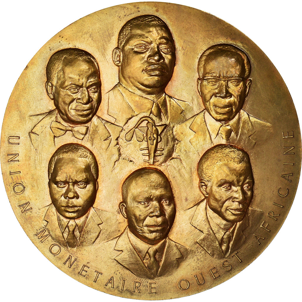 France, Medal, Union Monétaire Ouest-Africaine, Dakar, 1979, Thébault, MS(64)