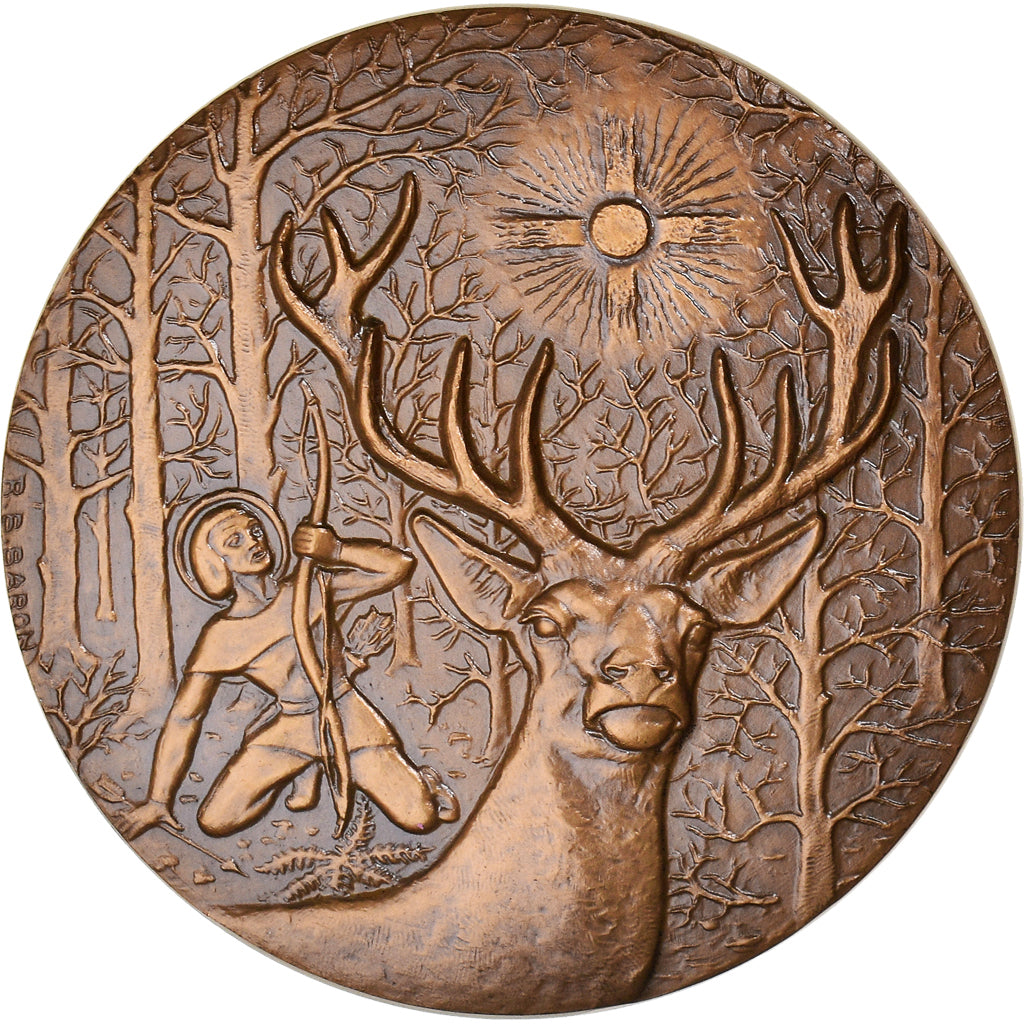 France, Medal, Office Nationale de la Chasse, Animalière, 1974, Baron