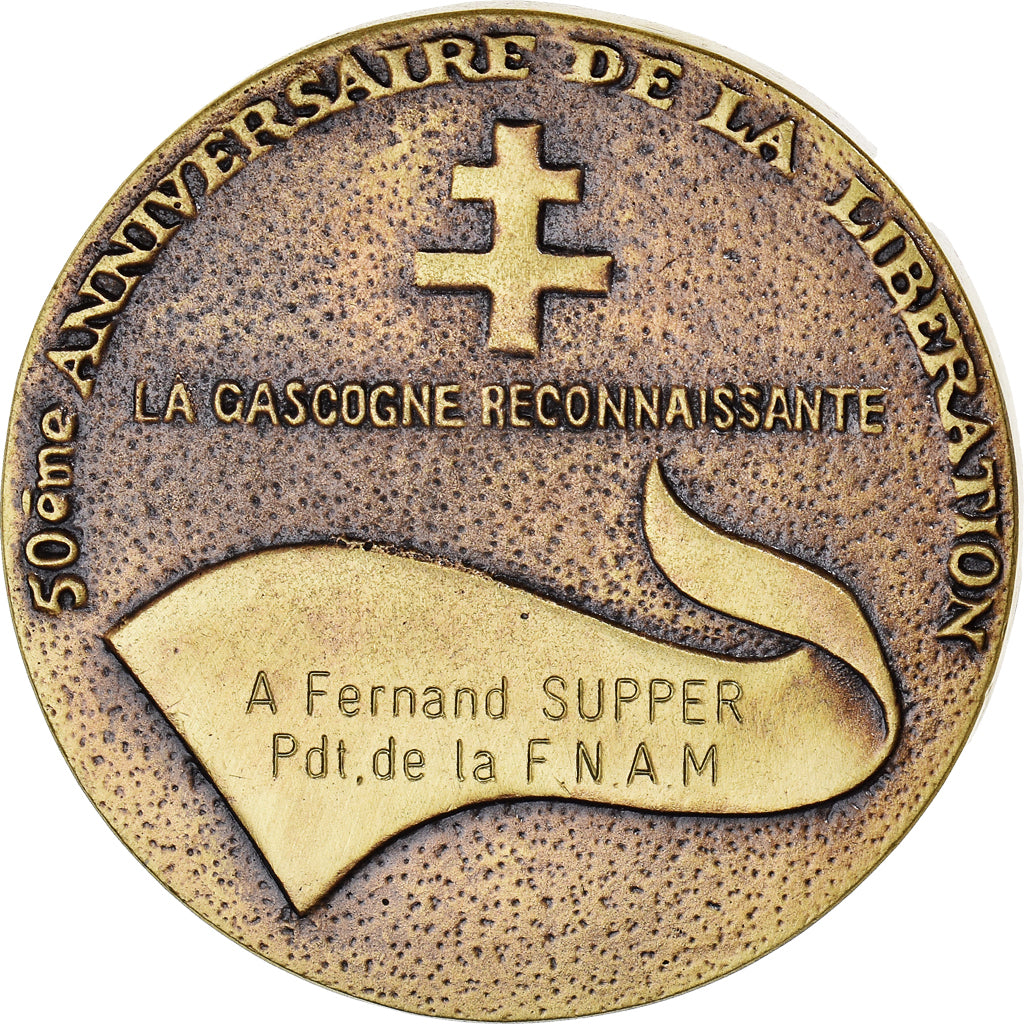 França, medalha, Cinquantenaire de la Libération, Colonel Parisot, WAR, 1994