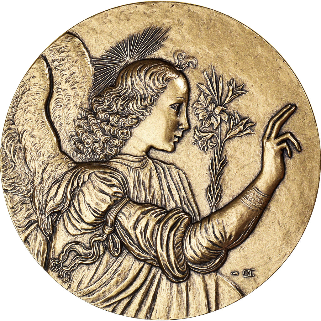 Francia, medaglia, L'ange de l'Annonciation, Religions & beliefs, MDP, FDC