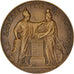 França, medalha, La Banque de France, La Sagesse fixe la Fortune, 1950