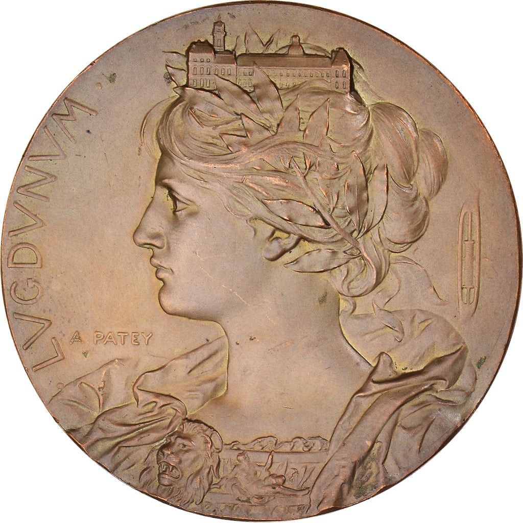 France, Médaille, Exposition Universelle de Lyon, Arts & Culture, 1894, Patey