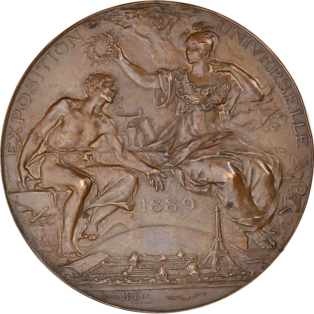 França, medalha, Exposition universelle de Paris, Artes e Cultura, 1889