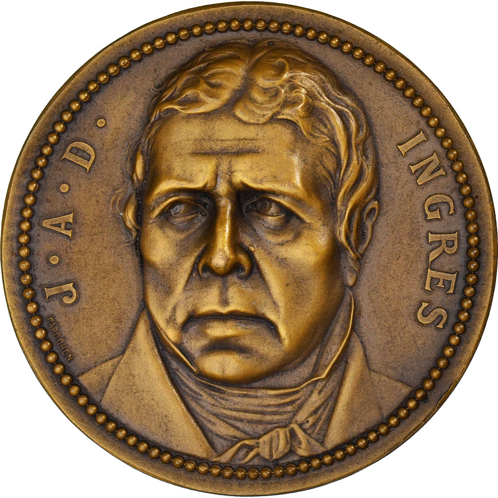 France, Medal, Jean-Auguste-Dominique Ingres, Sénateur, Arts & Culture