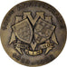 Frankreich, Medaille, Insurance, Mutuelle du Mans Incendie, 140 Ans, 1968, UNZ