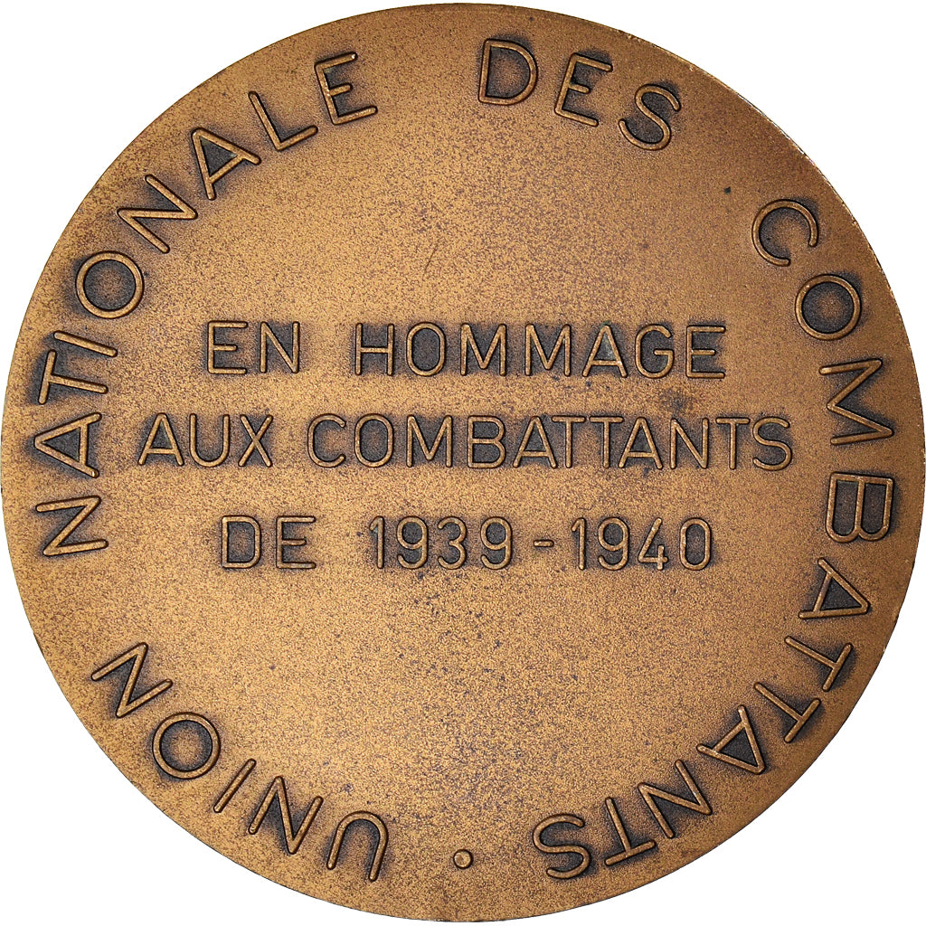 Frankreich, Medaille, U.N.C, Hommage aux Combattants de 1939-1940, WAR, UNZ