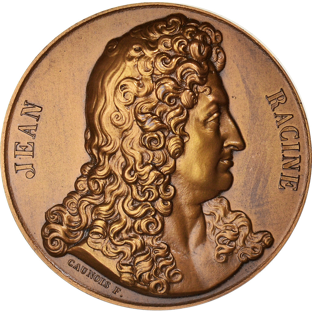 França, medalha, Jean Racine, J.B. Poquelin de Molière, Artes e Cultura