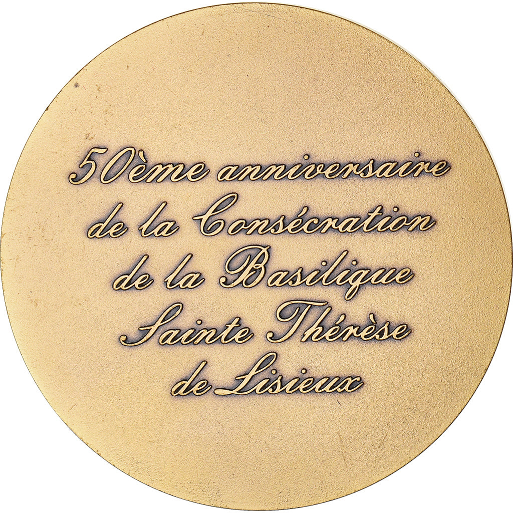 France, Medal, 50 Ans de la Consécration de la Basilique Saint Thérèse de