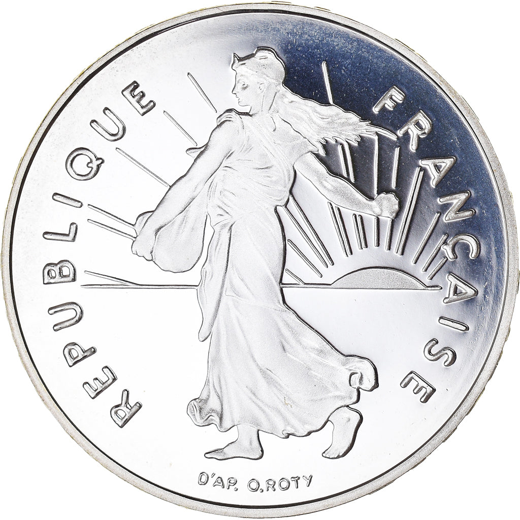 Munten, Frankrijk, 5 Francs, 2001, Paris, BE, FDC, Zilver, KM:1309