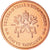 Vatican, Médaille, 2 C, Essai-Trial Siège Vacant, 2005, FDC, Cuivre